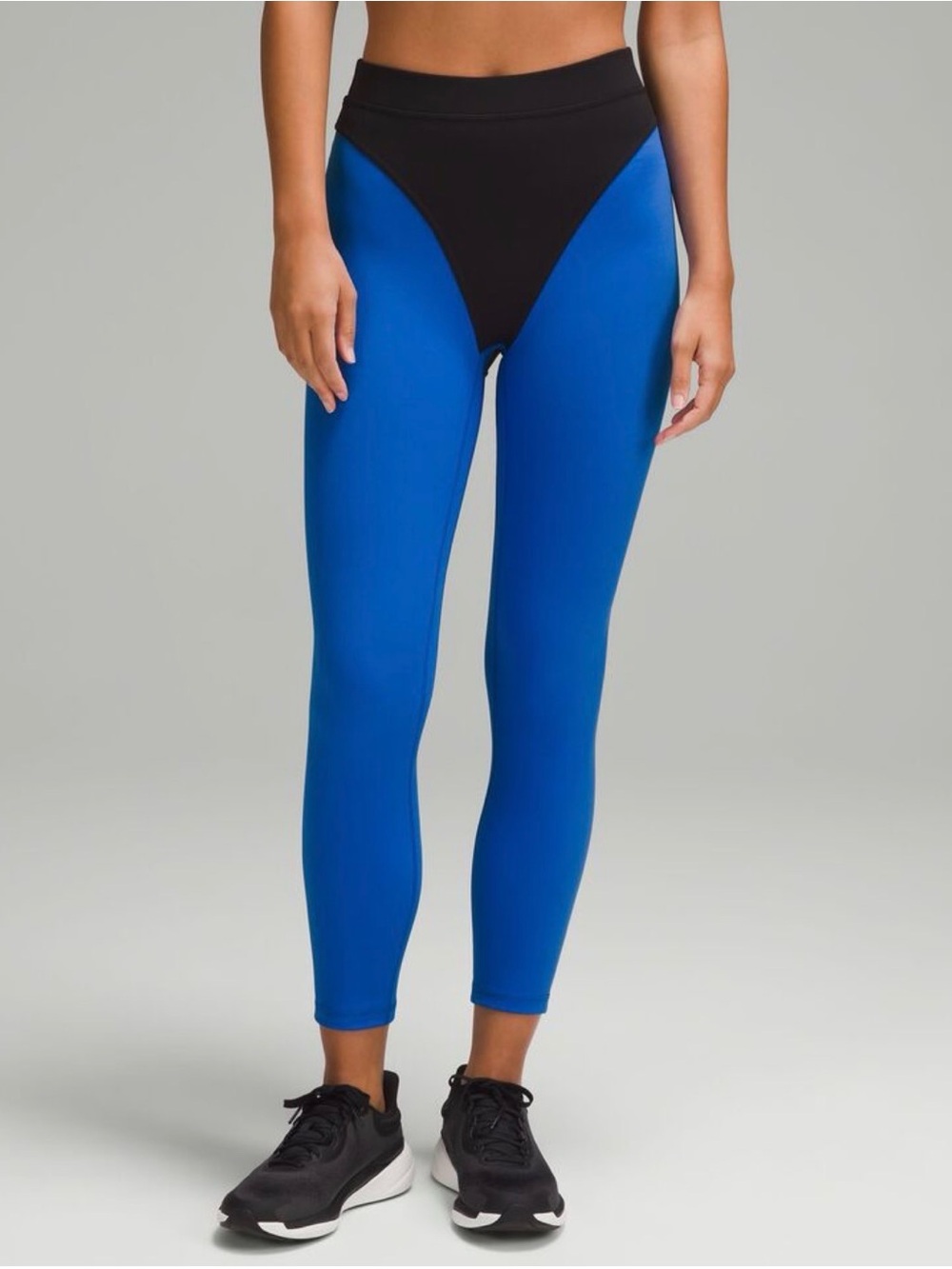 Lululemon Wunder Train Aerobic HR Tight 25 Blazer Blue Black Size 4 NWT